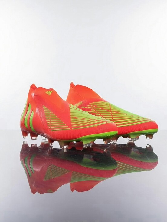 Adidas Predator Edge+ FG Game Data Pack GW1039 Solar Red Cleats Men Size 10.5 main image 5